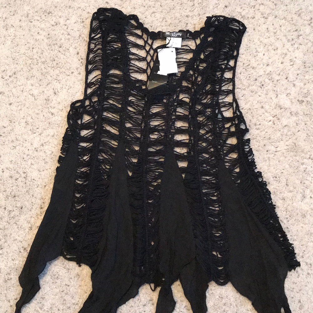 Knit Fringe Top